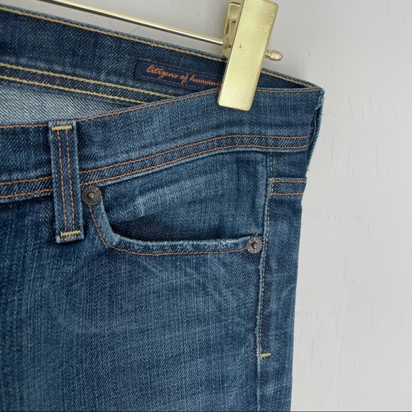 Citizens Of Humanity Low Waist Flair Jeans Sz 29 - Picture 4 of 8
